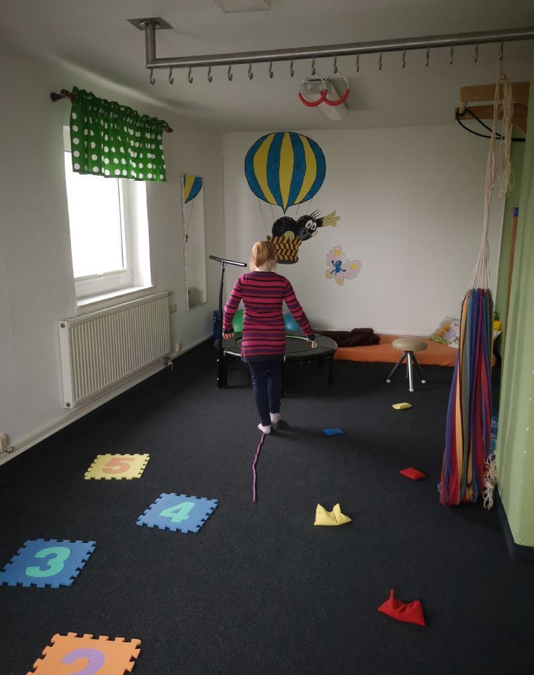 Räumlichkeiten der Praxis für Ergotherapie und Legasthenie