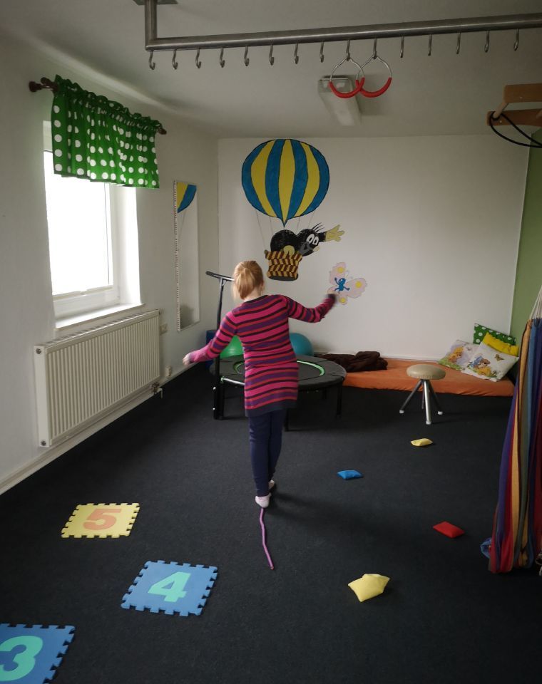 Räumlichkeiten der Praxis für Ergotherapie und Legasthenie