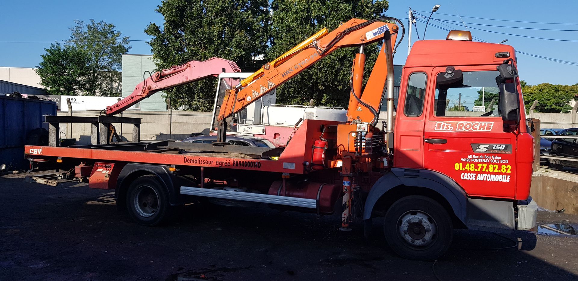 depanneuse enlevement épaves 