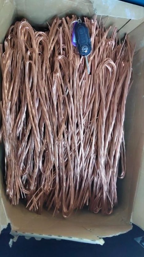 entsorgte Kabel von Dennis Reinhardt DeRo Schrott & Metall Abholung