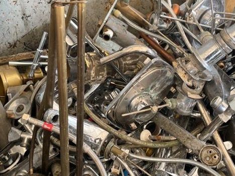 entsorgte Metallabfälle bei Dennis Reinhardt DeRo Schrott & Metall Abholung