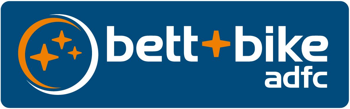 Bett-Bike Logo blaues Bett-Bike Logo