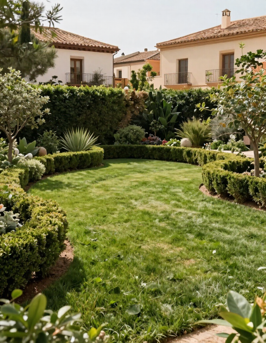 Jardín residencial ordenado en Corbera de Llobregat