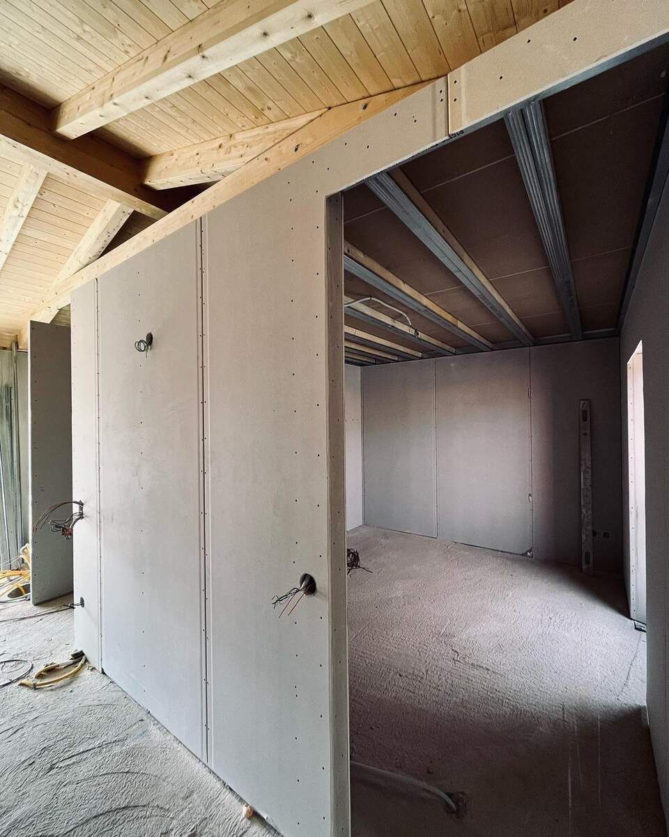 pareti scorrevoli in cartongesso