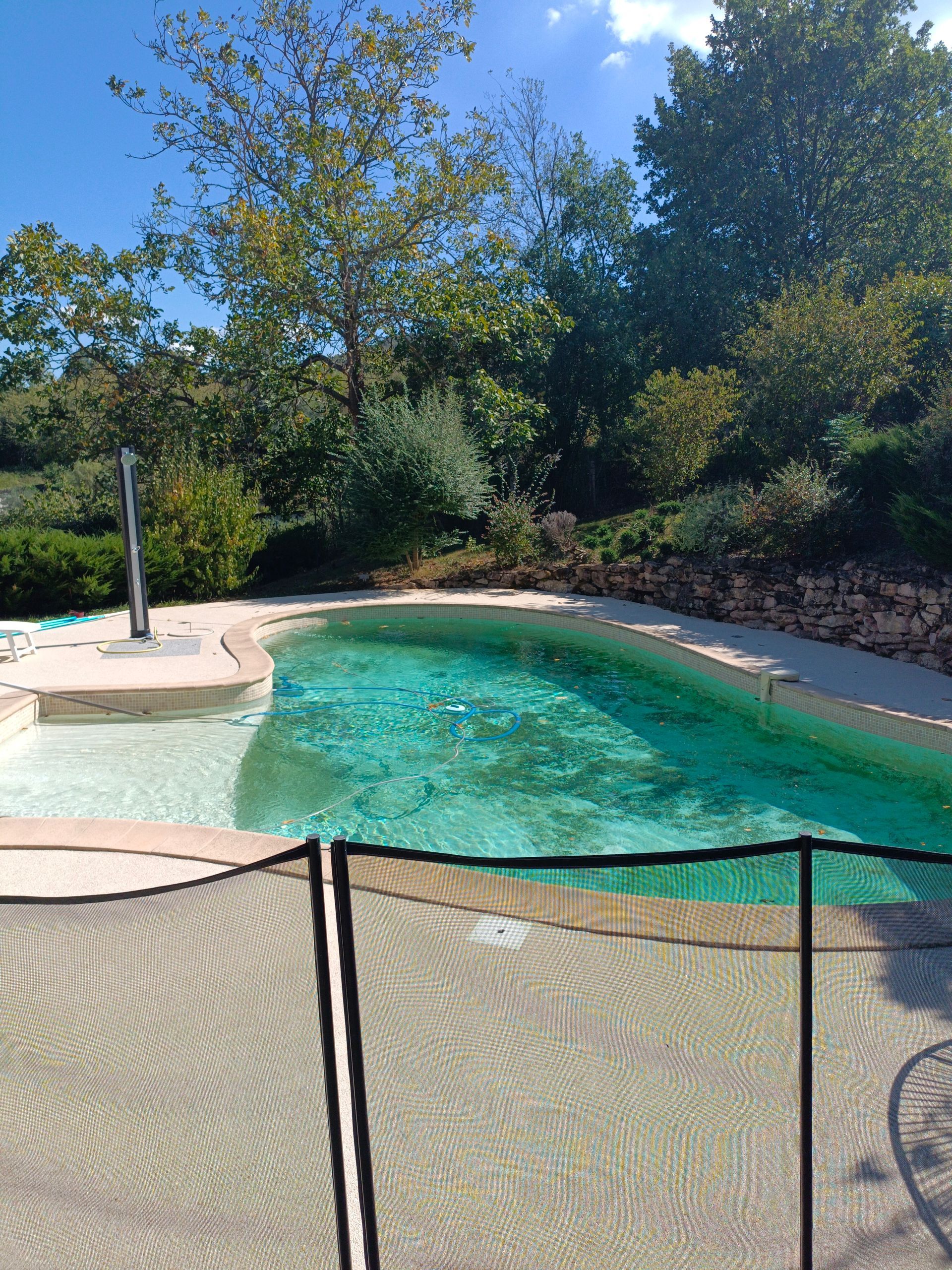 Création et nettoyage d'une piscine