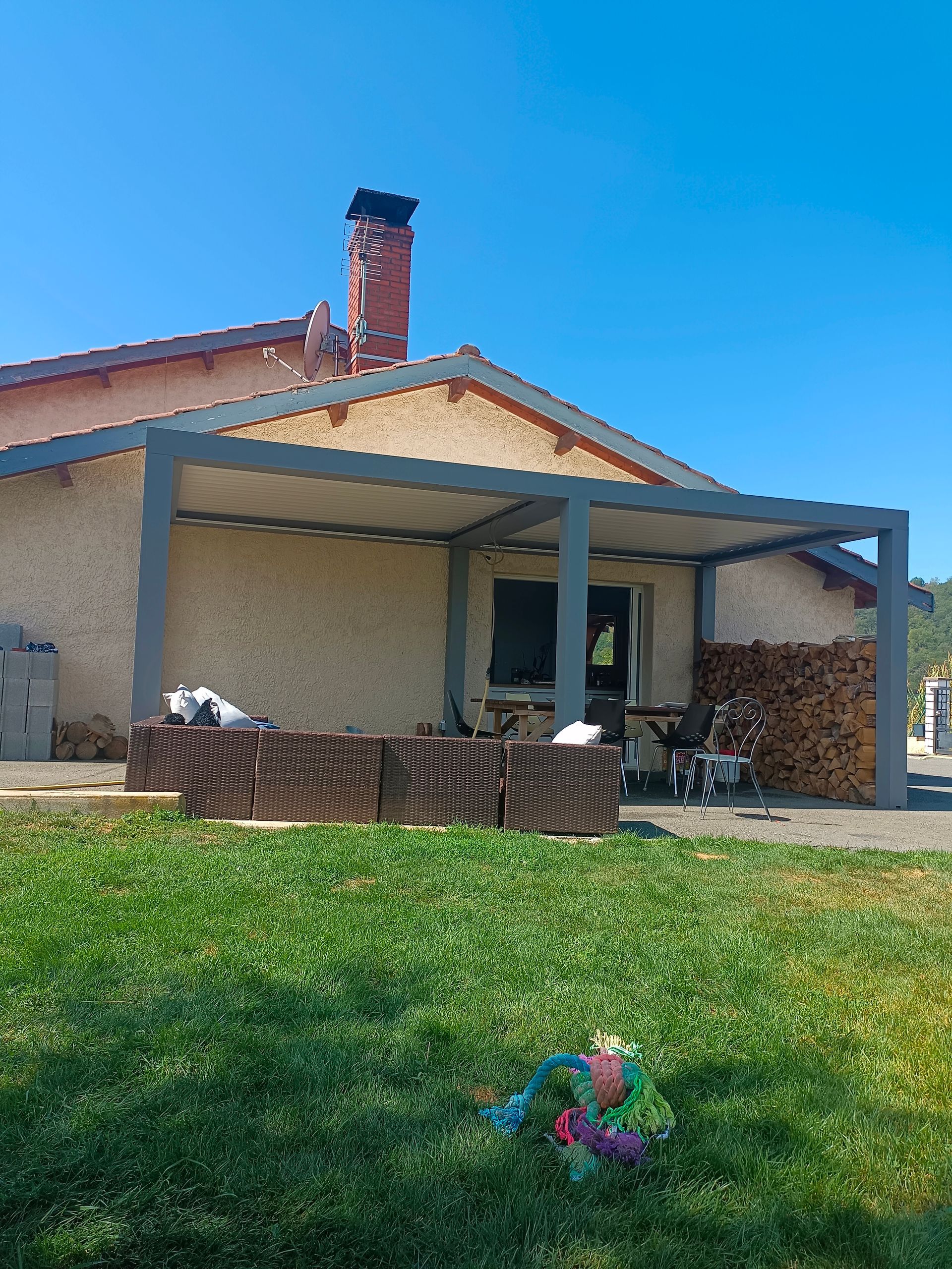 Création d'une pergola