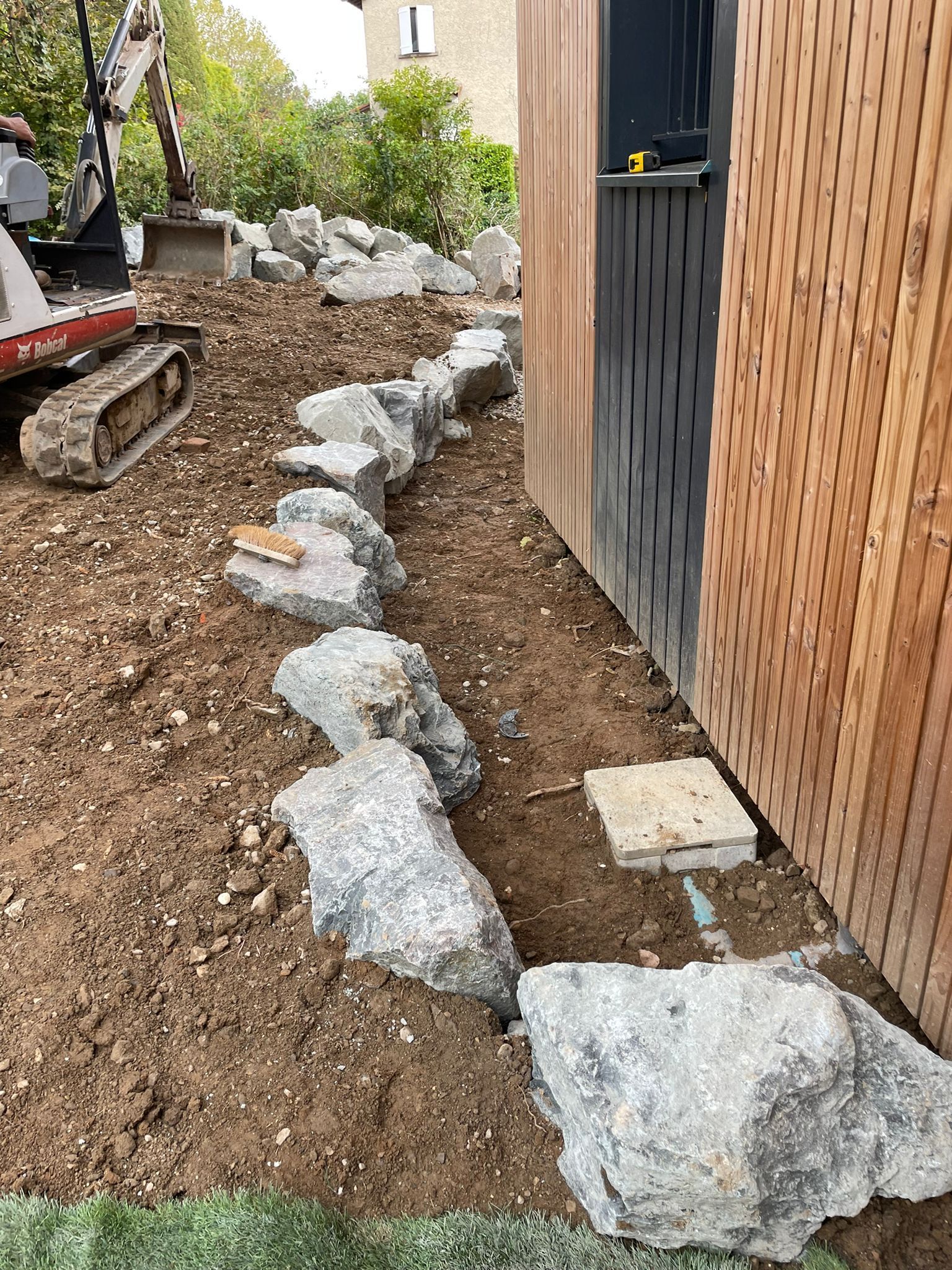 Avant ajout de graviers