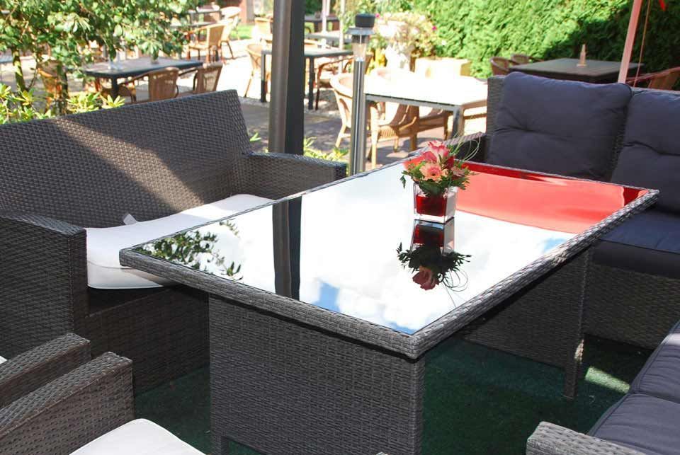 Hübsche Sitzgarnitur auf der Terasse