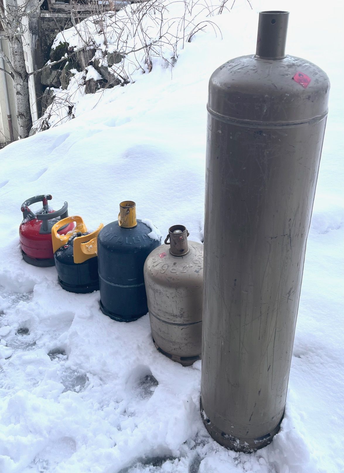 Bouteilles de gaz