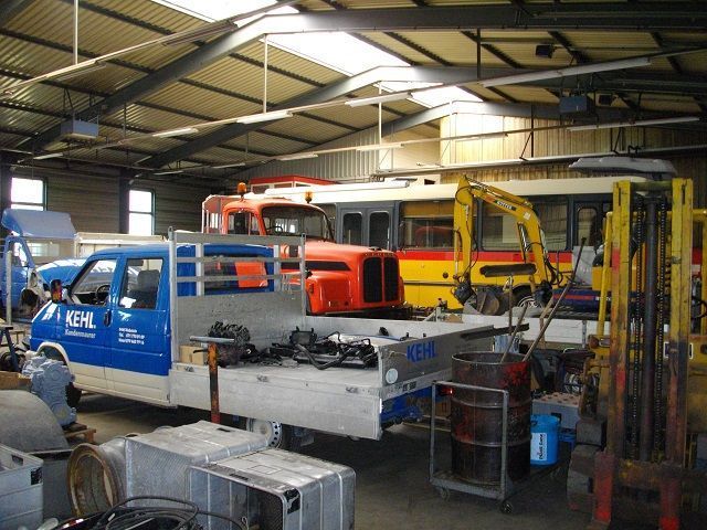 Reparaturhalle - Kobelt Nutzfahrzeuge AG - Marbach SG
