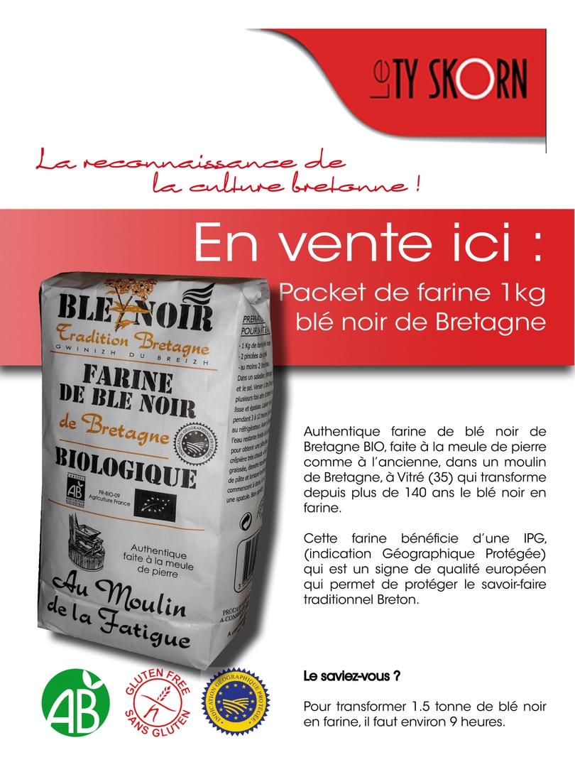 Farine IGP (indication géographique protégée)