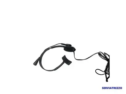 Una imagen de unos auriculares sobre un fondo blanco.