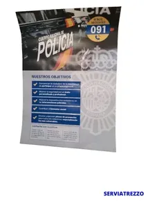 Un cartel que dice policía.