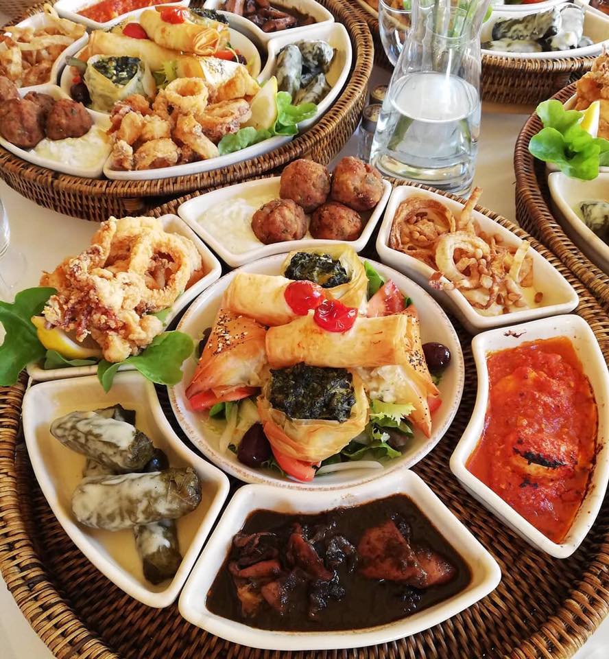 Un plat de Mezze