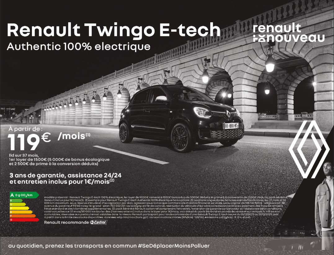 Offre Renault Twingo E-Tech