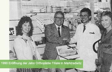 Jahn Orthopädie Eröffnung in Marktredwitz 1990