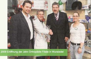 Jahn Orthopädie Eröffnung Filiale in Wunsiedel 2009