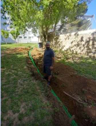 Création de tranchée