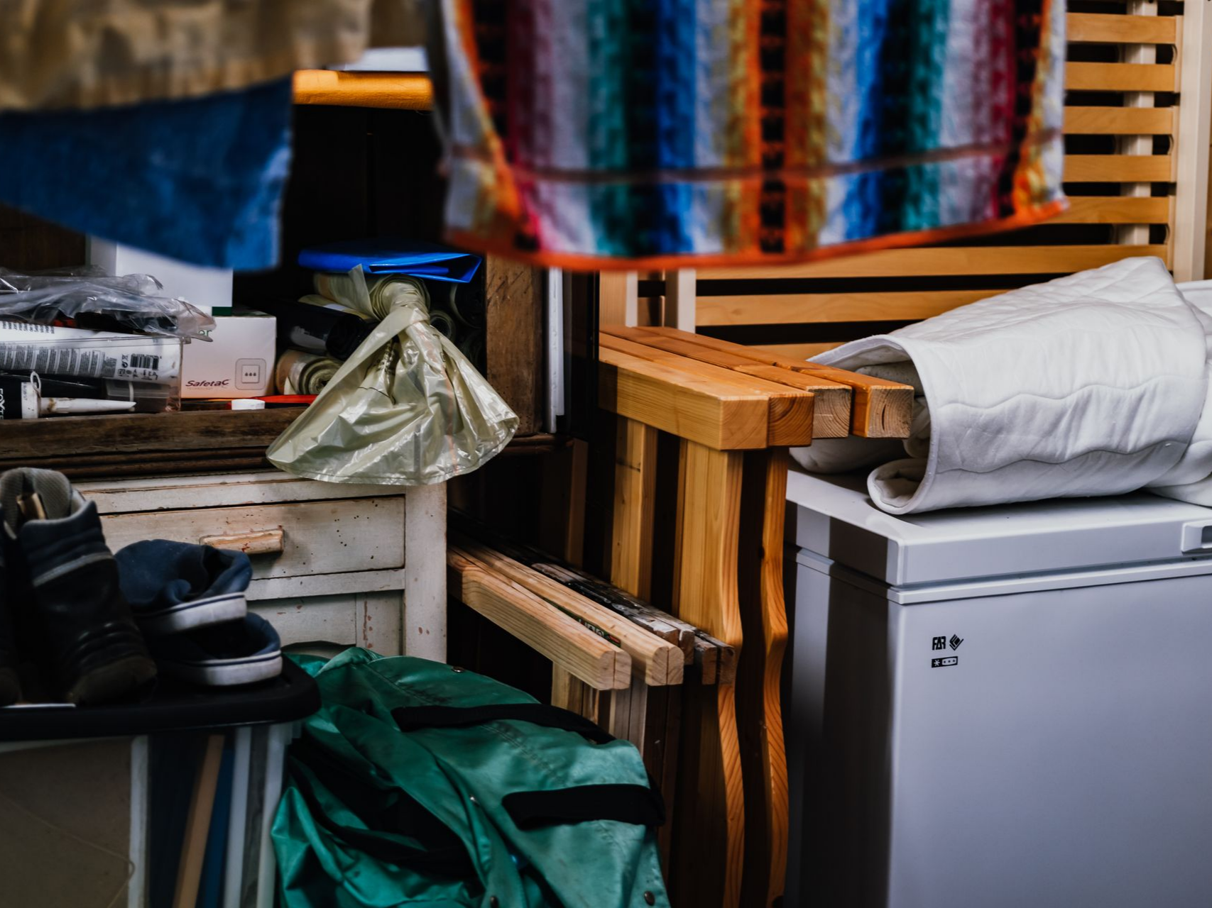 Des objets encombrants.