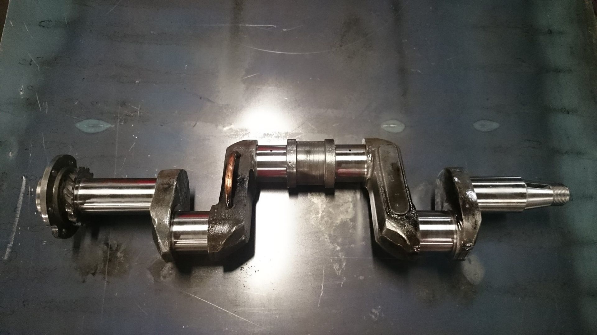 Vilebrequin après réparation