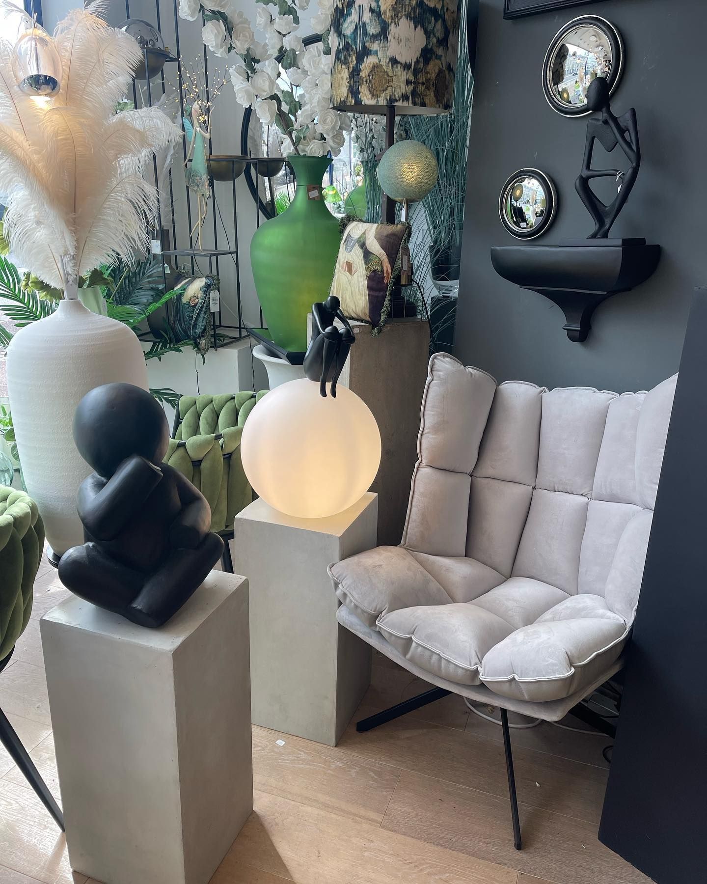 Fauteuil gris moderne