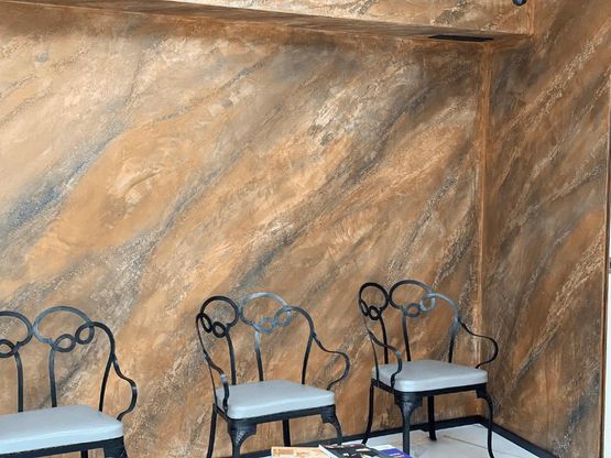 parete effetto marmo - Ruberto Art Decor