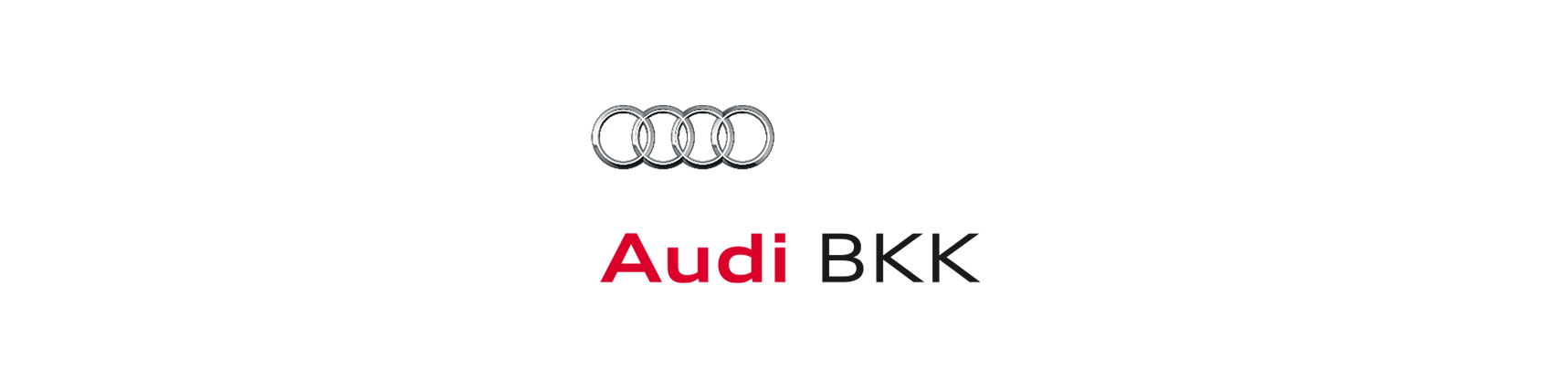 Audi-Logo mit „Audi BKK“ darunter.