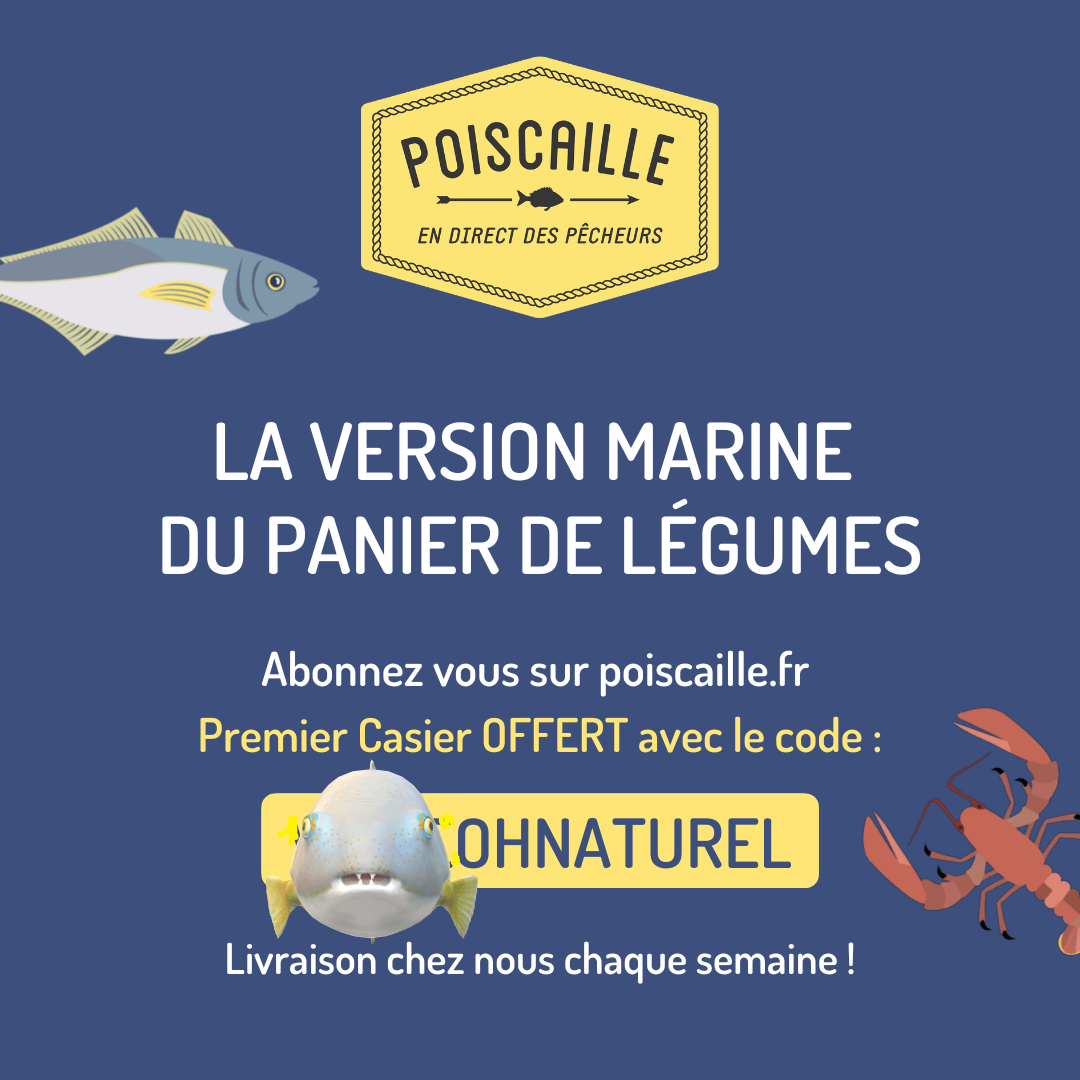 Nous sommes maintenant Point Relais partenaire avec POISCAILLE : https://poiscaille.fr. Abonnez-vous (sans engagement) et choisissez votre fréquence, afin de recevoir votre (vos)casier(s) de poissons, coquillages ou mollusques. Que du sauvage, 100% Français, une pêche durable et vertueuse et de l'ultra frais.