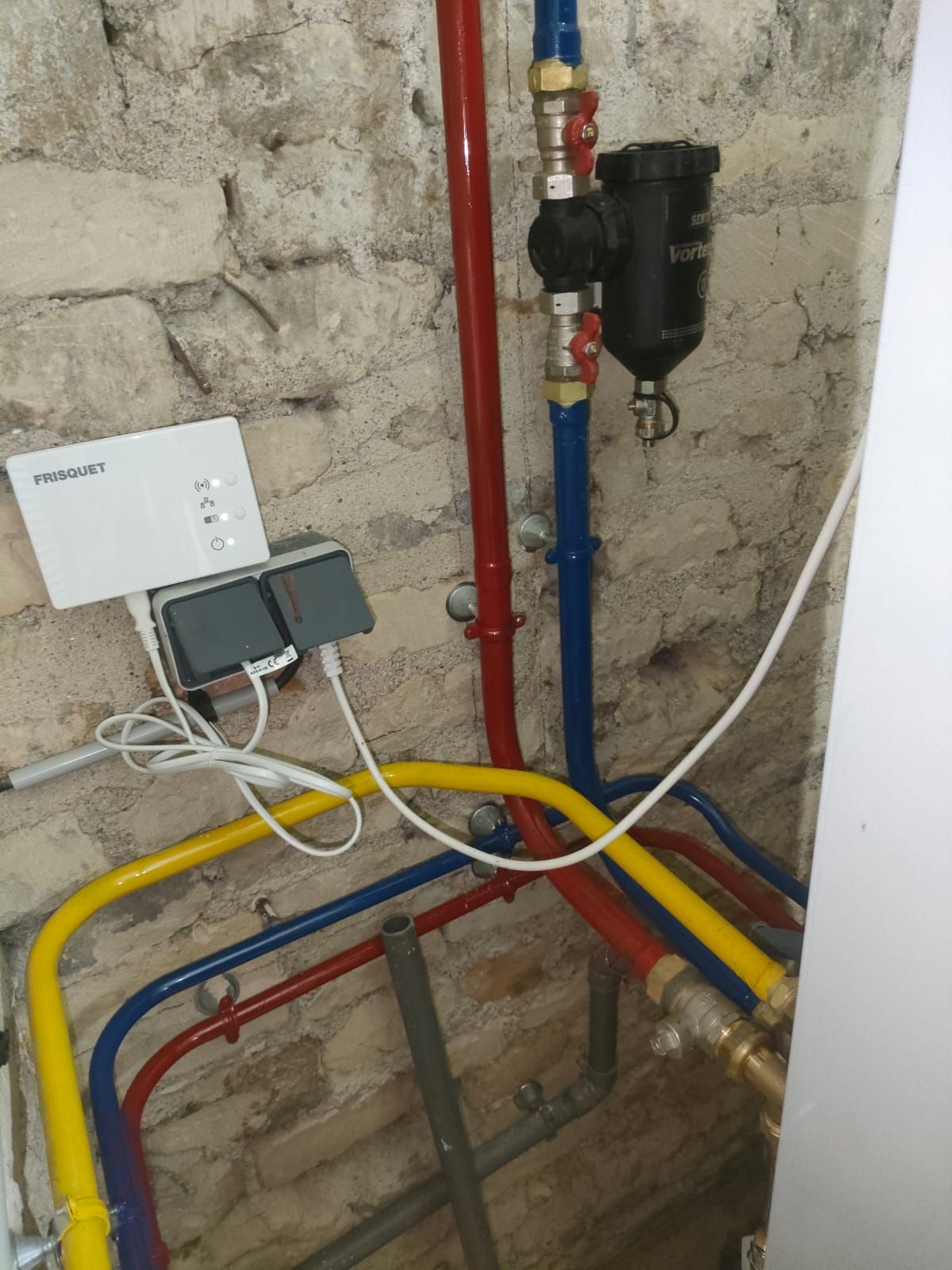 Branchements de la chaudière