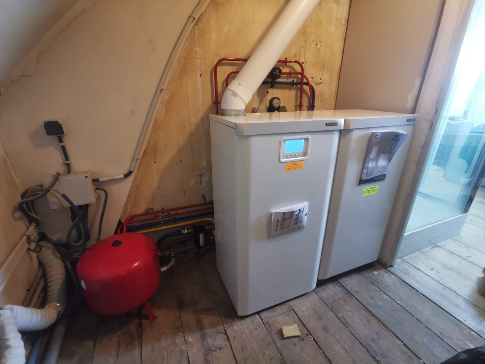 Adoucisseur d'eau sous posés au sol