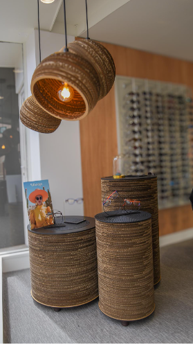 Éclairage d'un opticien