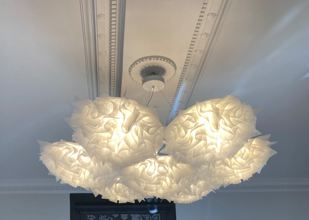 Suspension avec sept boules