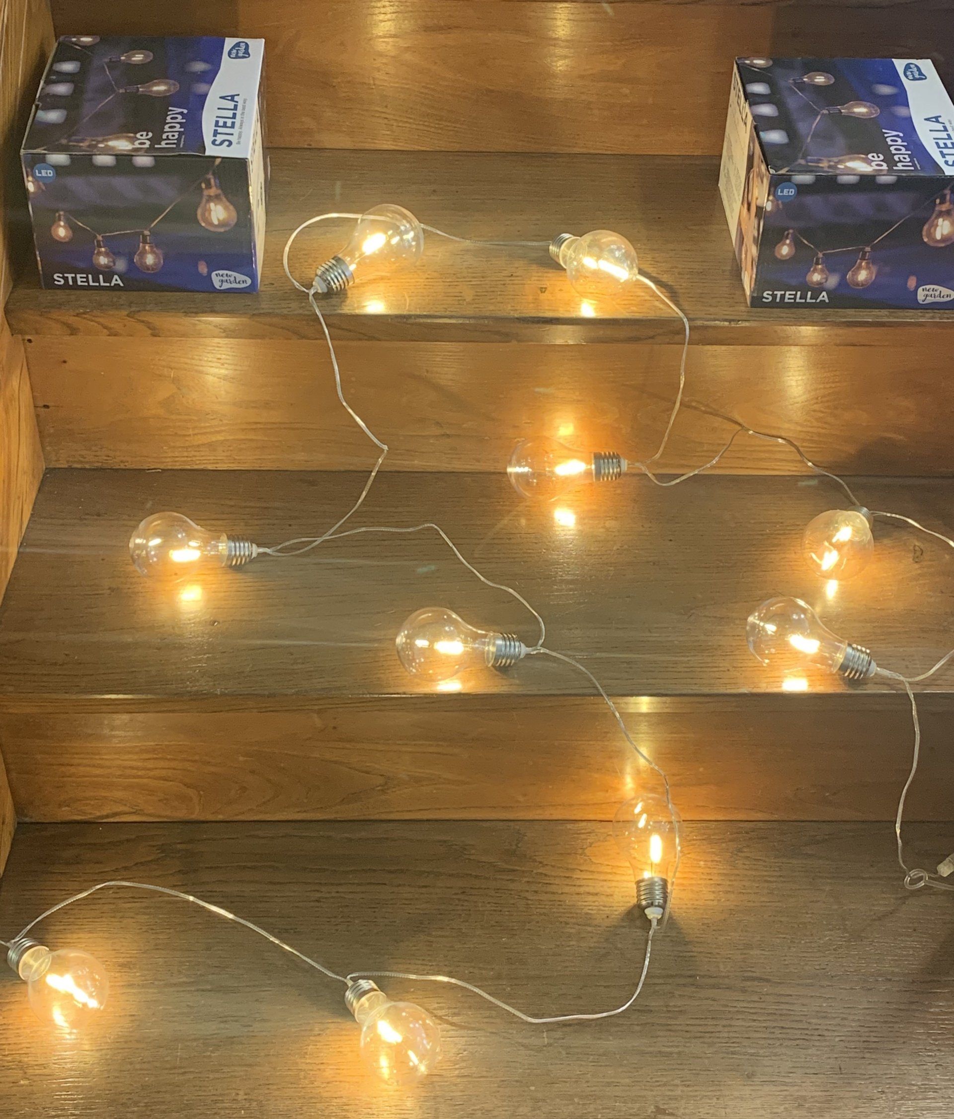 Guirlande avec des ampoules