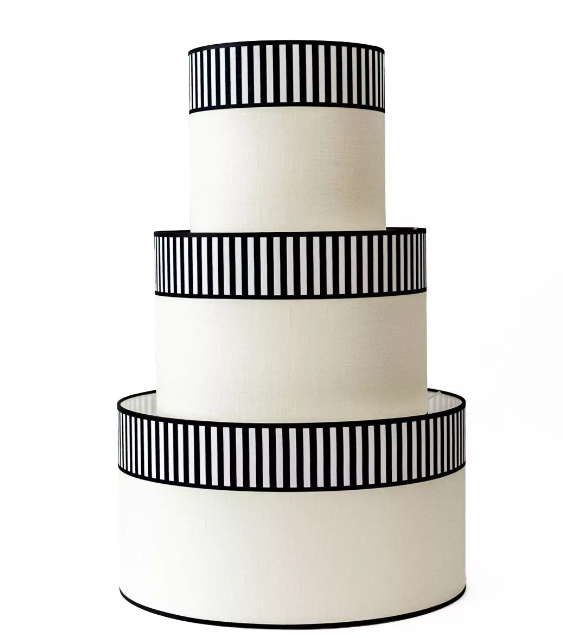 Abat-jour ressemblant à une pièce montée