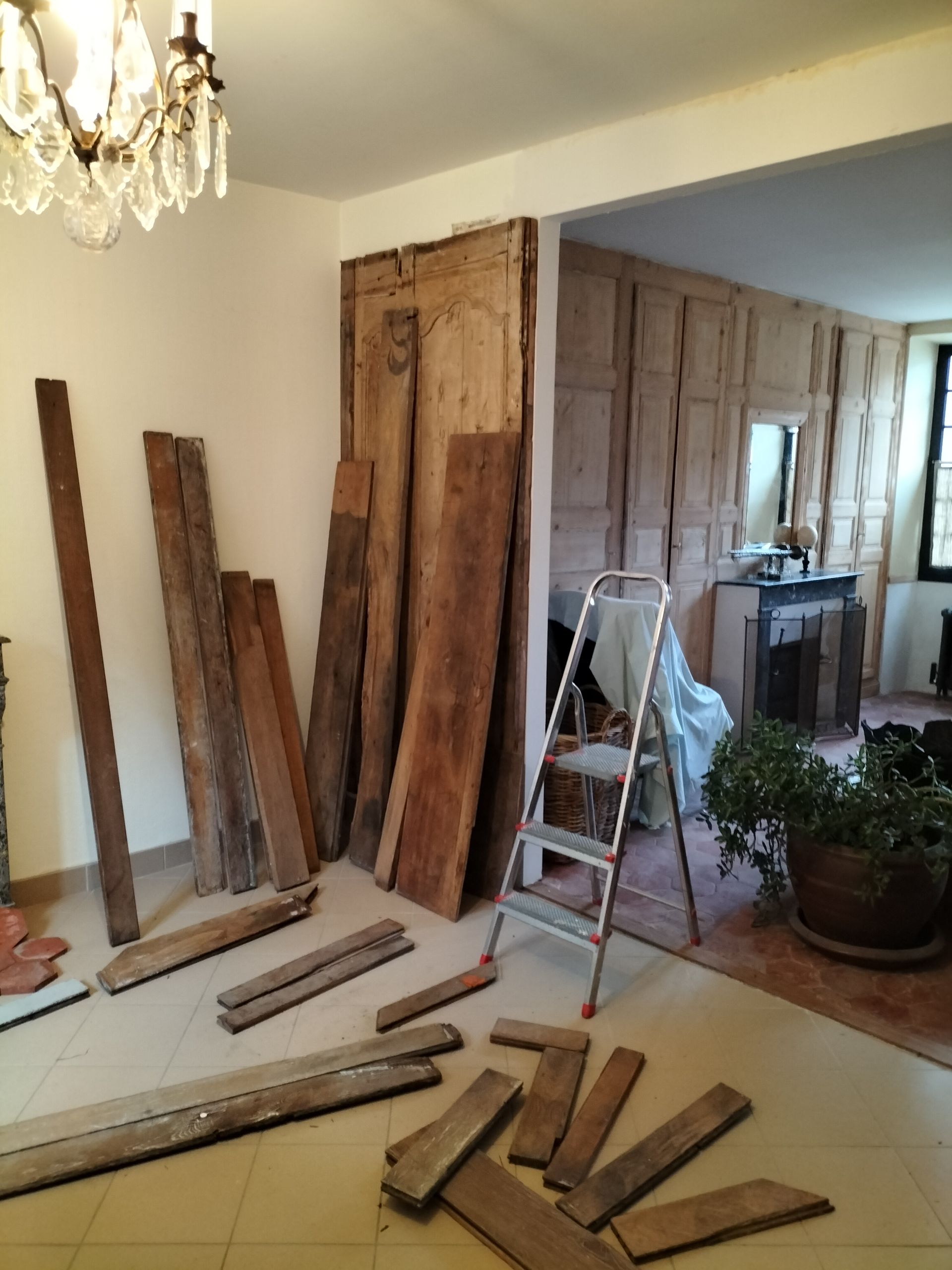 Travaux d'aménagement