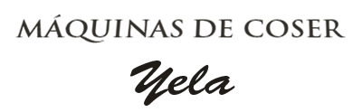 Un logotipo en blanco y negro para máquinas de coser velas.