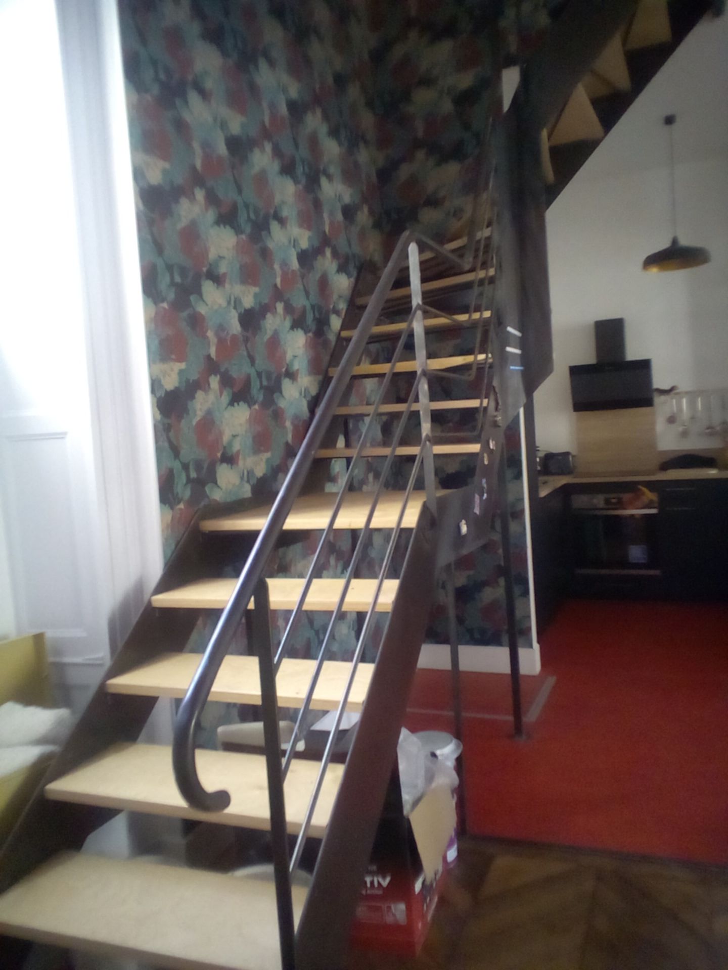 Rampe d'escalier pour plus de sécurité