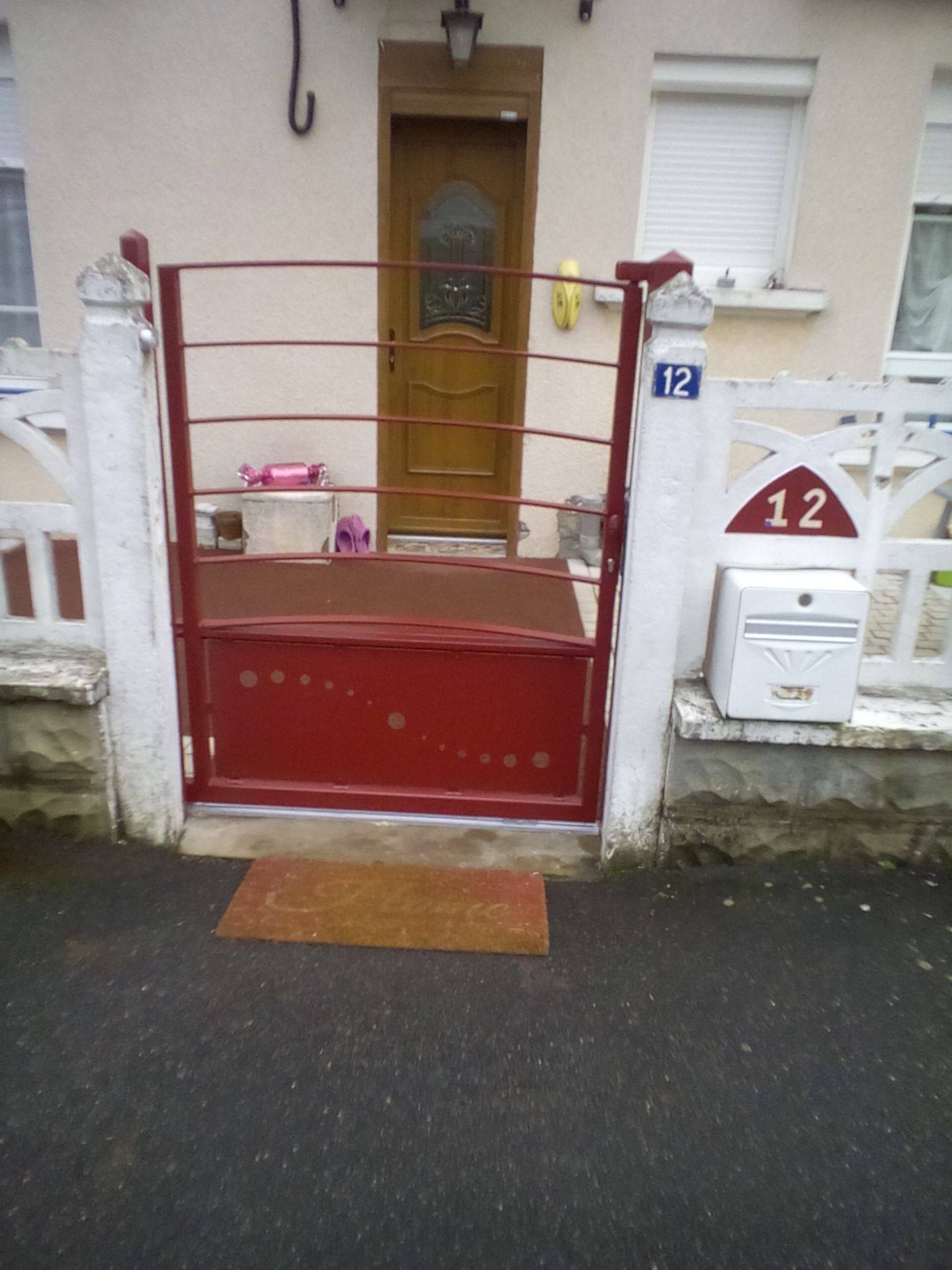 Portillon en acier - fabrication et pose