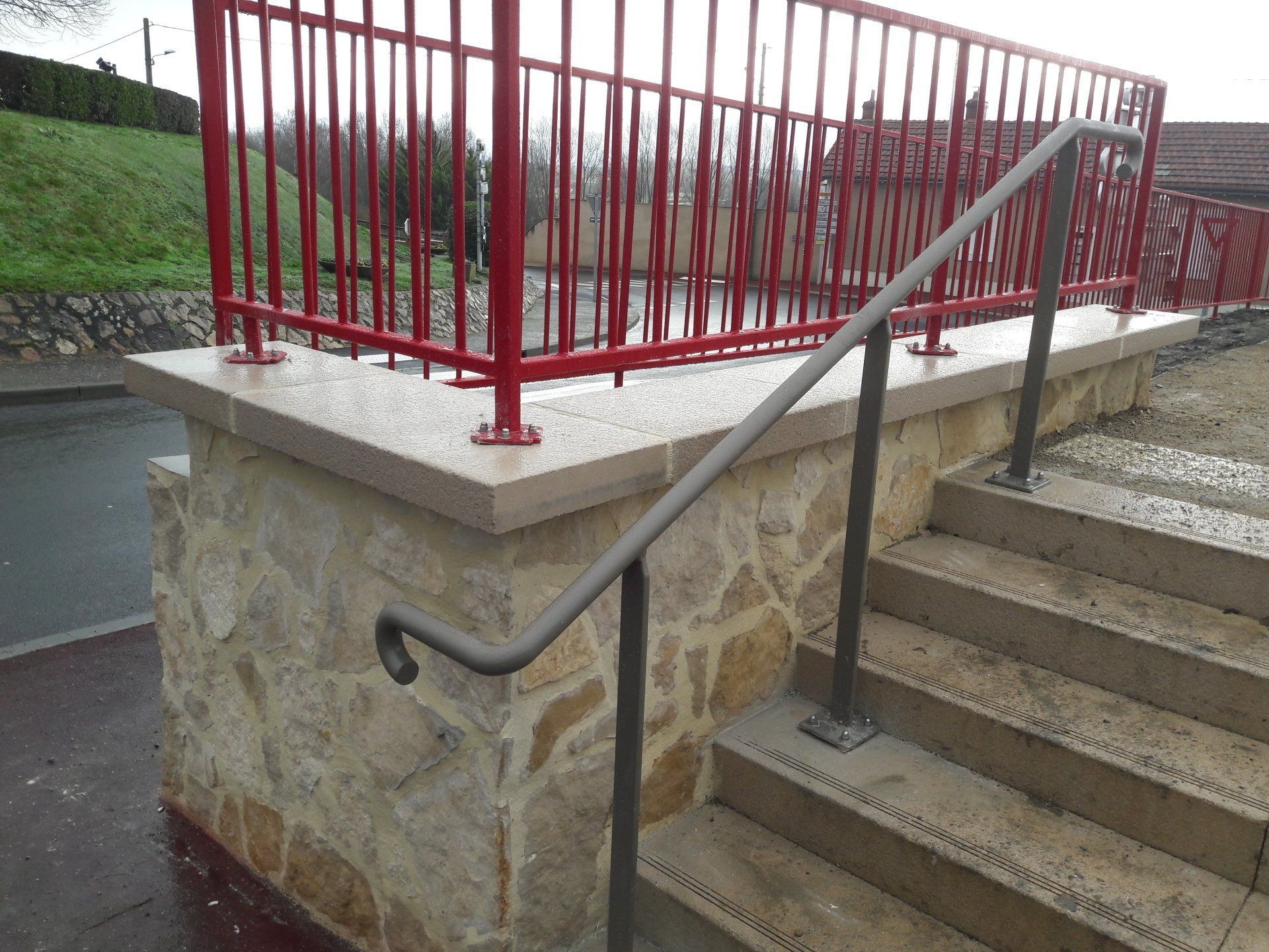 Garde-corps et rampe