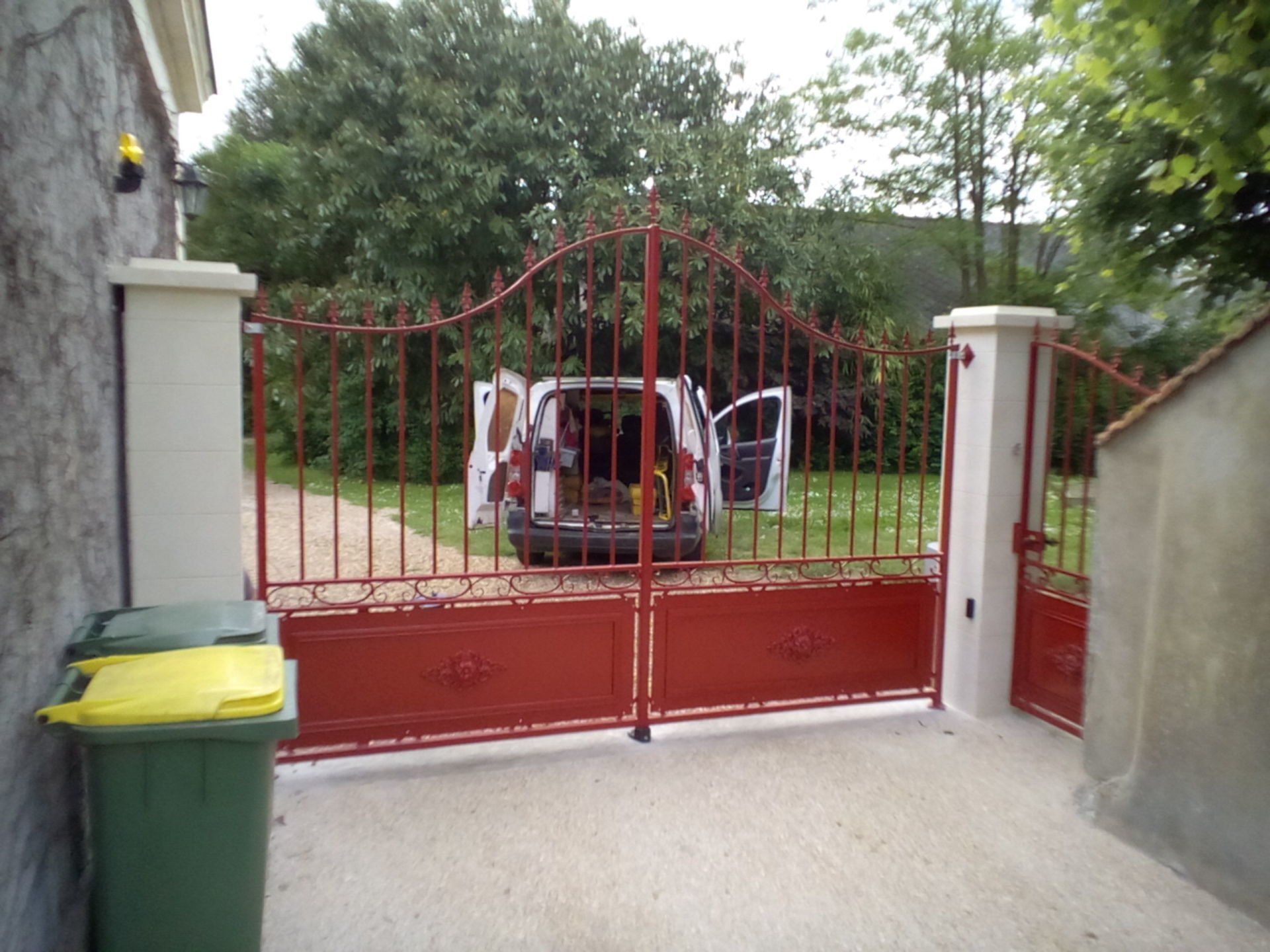 Fabrication de portail en fer forgé