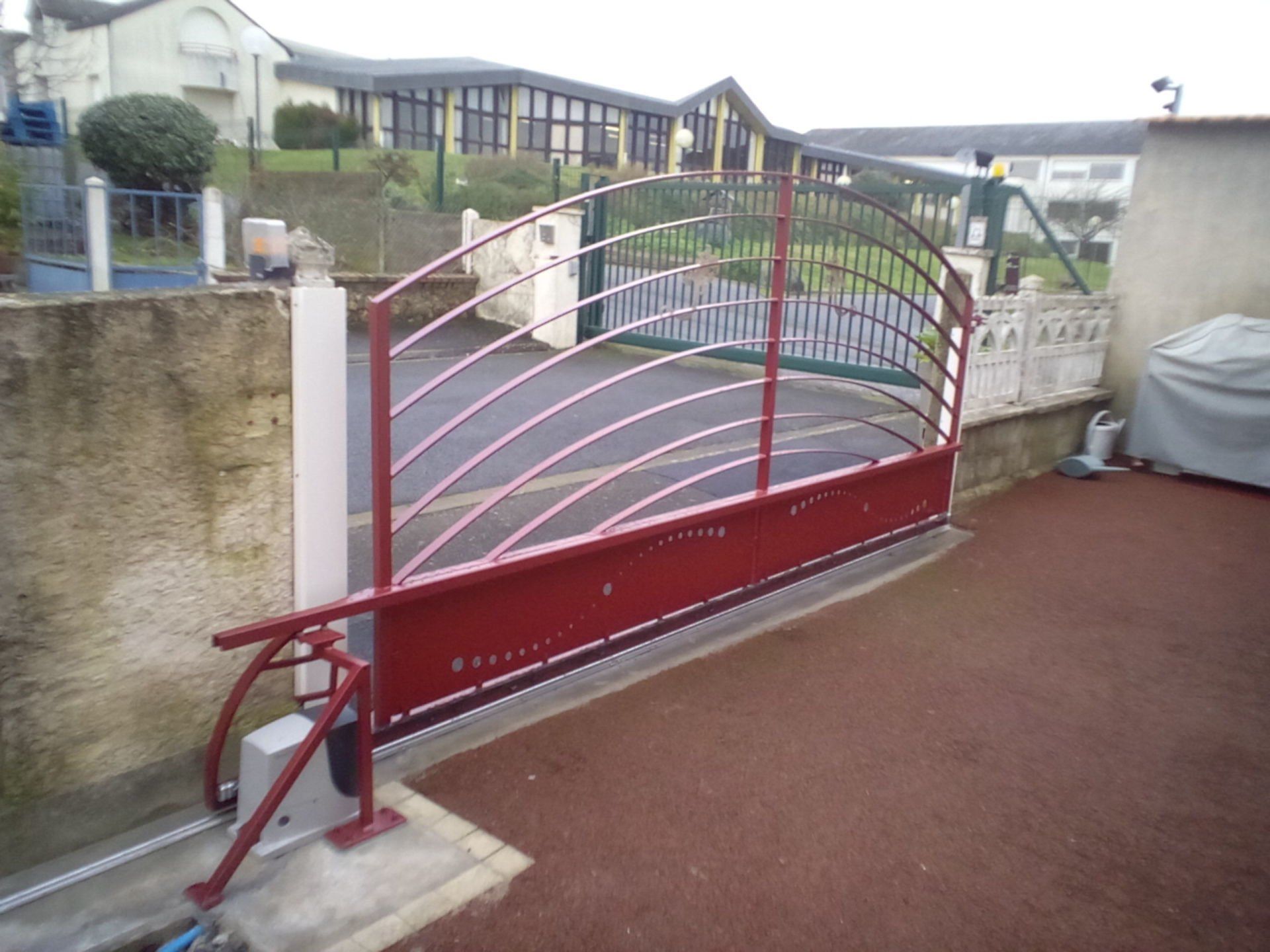 Fabrication de portail coulissant en fer forgé