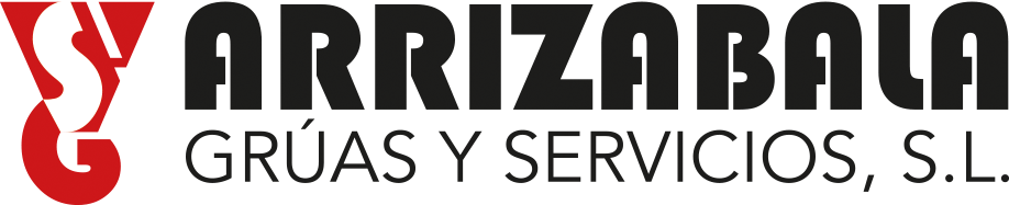 A logo for a company called arrizabala gruas y servicios s.l.