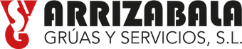A logo for a company called arrizabala gruas y servicios s.l.