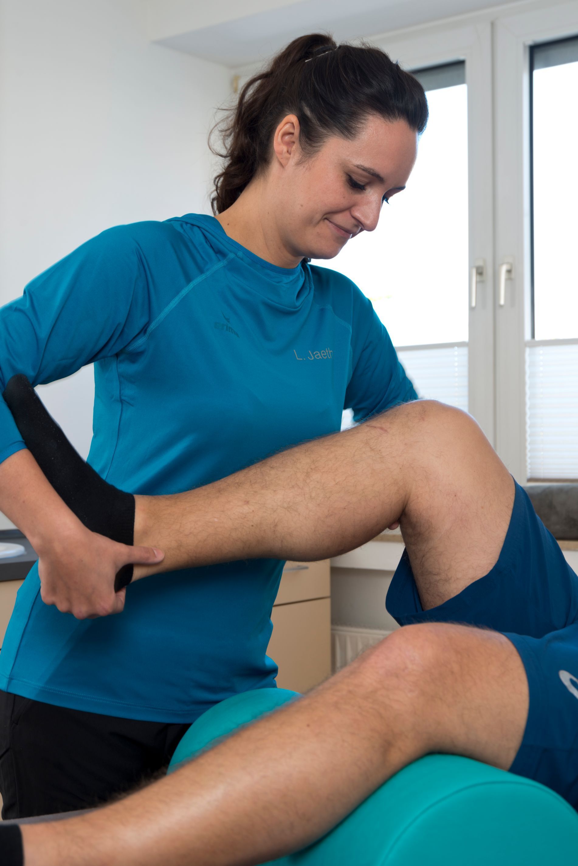 Therapeutin bei der Arbeit