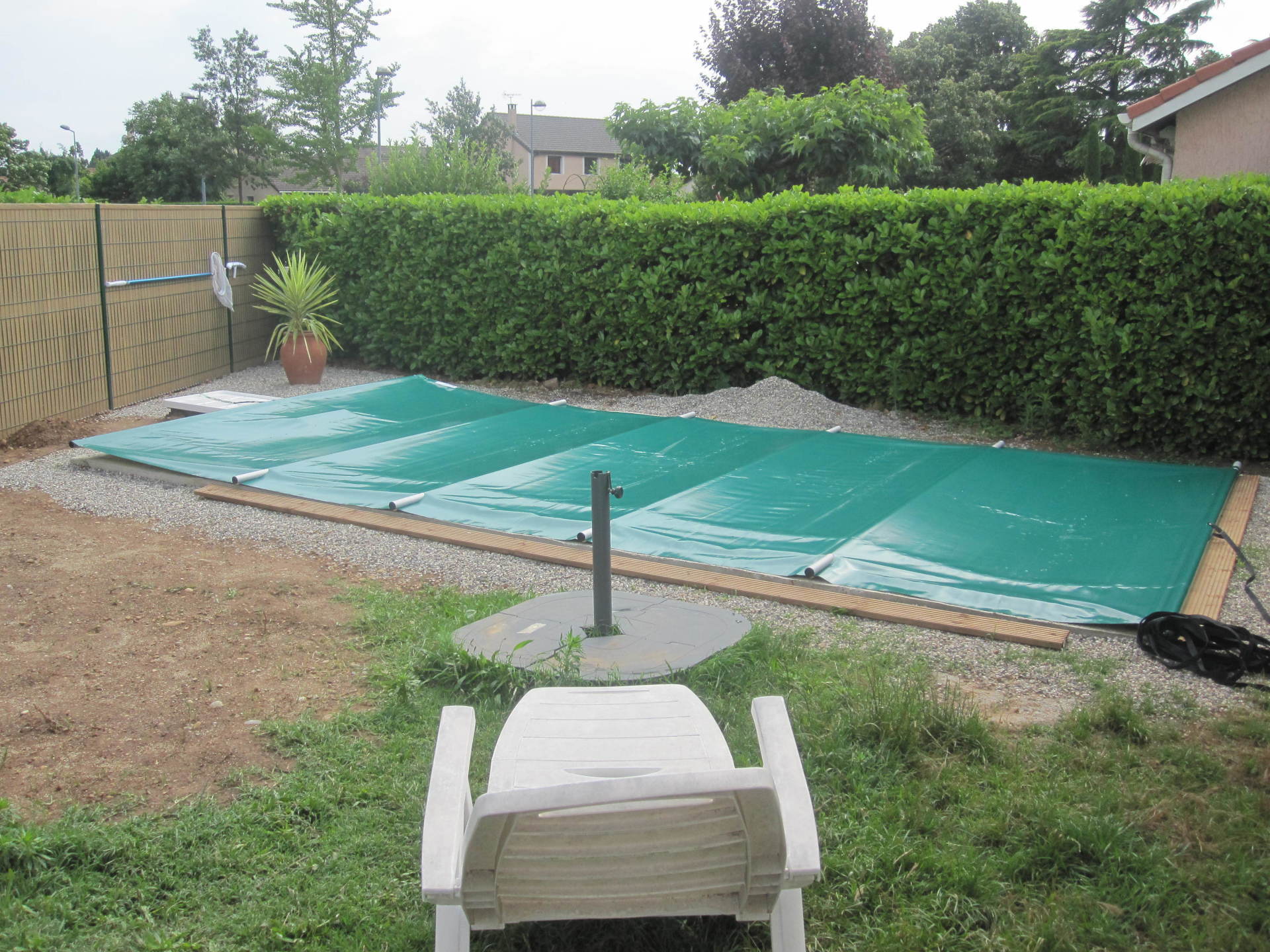 Bâche protection piscine