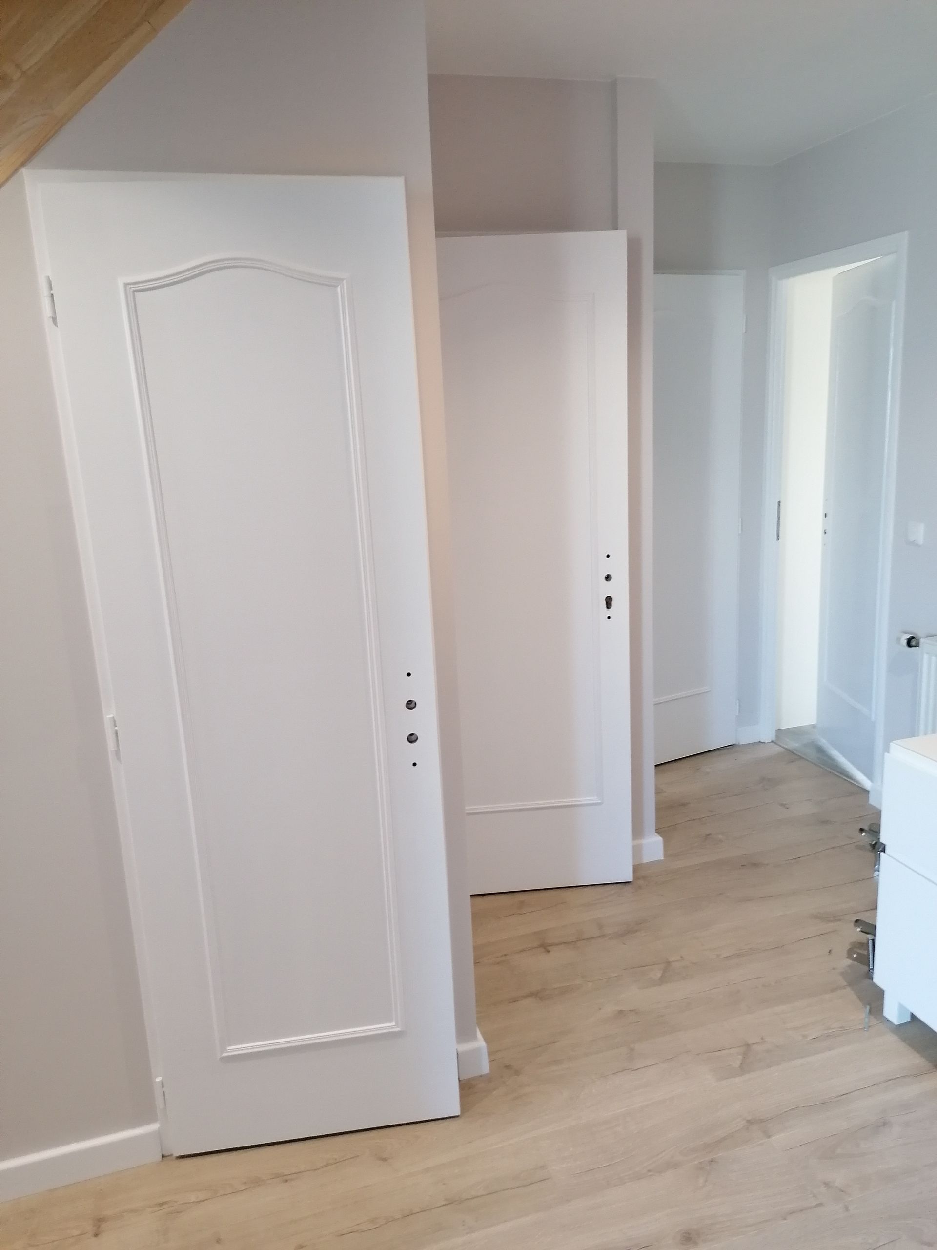 Pose parquet et peinture portes 