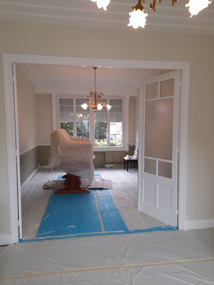 Travaux de peinture salon