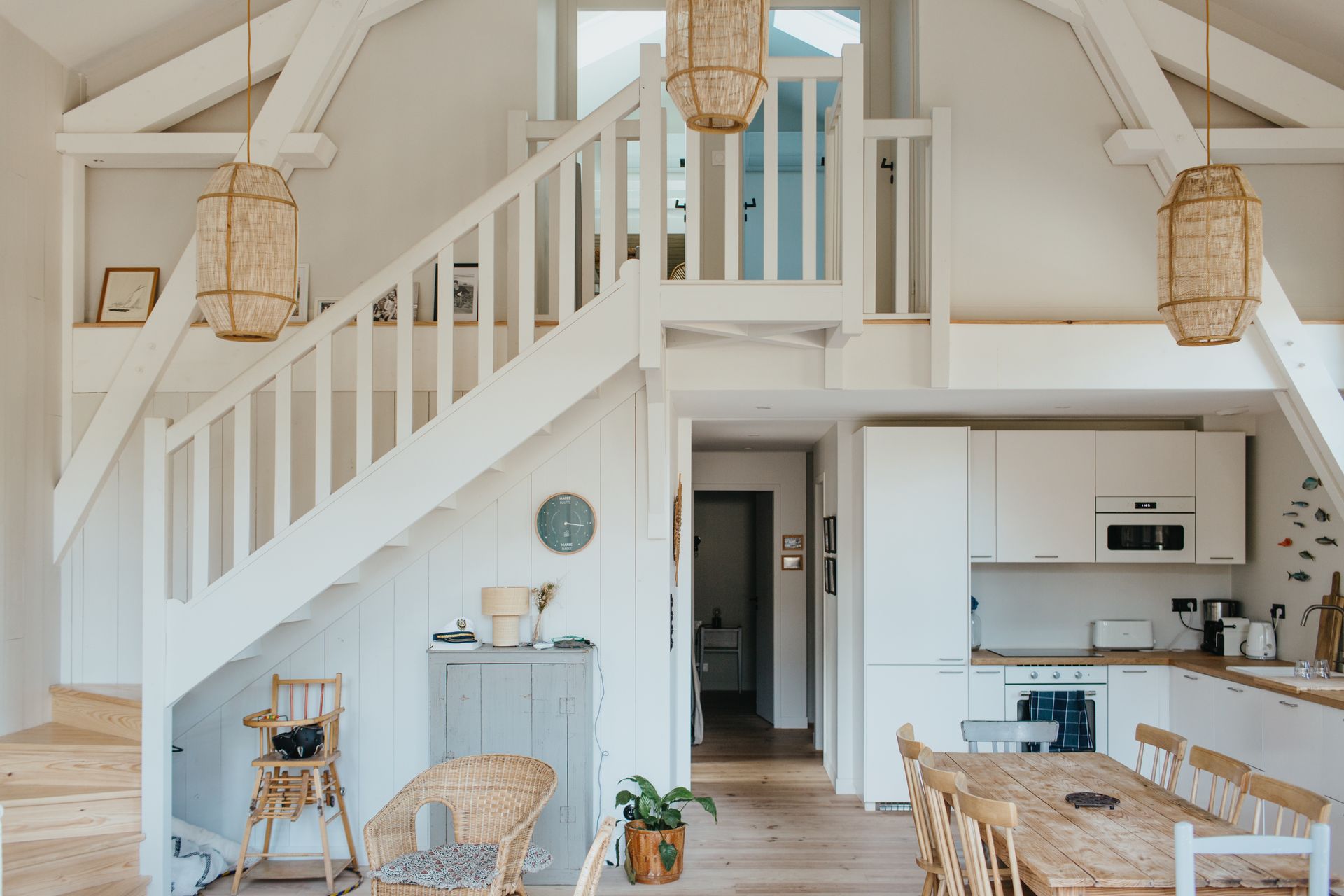 Escalier en bois maison