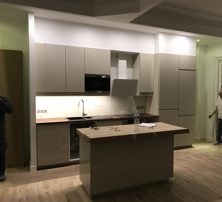 Cuisine en cours de rénovation