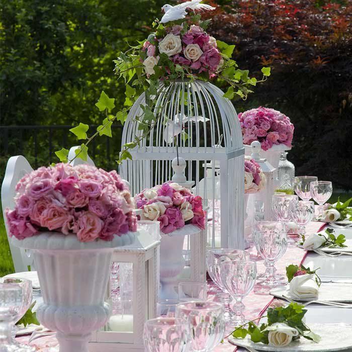 Arrangement pour mariage E-7 - Fleuriste Roseraie